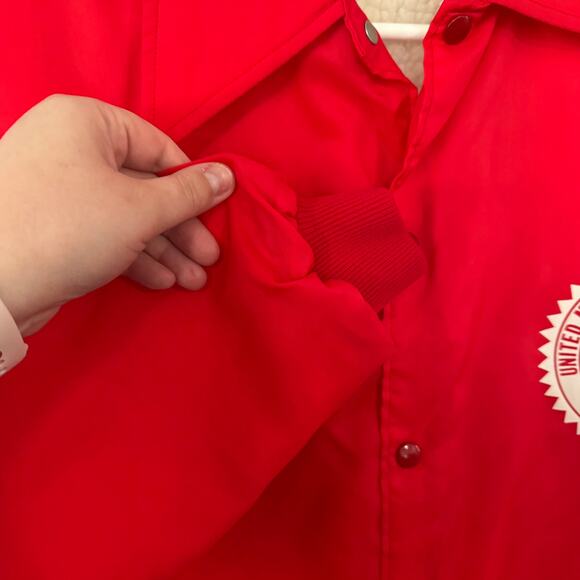 Vintage Holloway Button Down Jacket Men's Size Large United Mine Workers Union - Picture 4 of 7